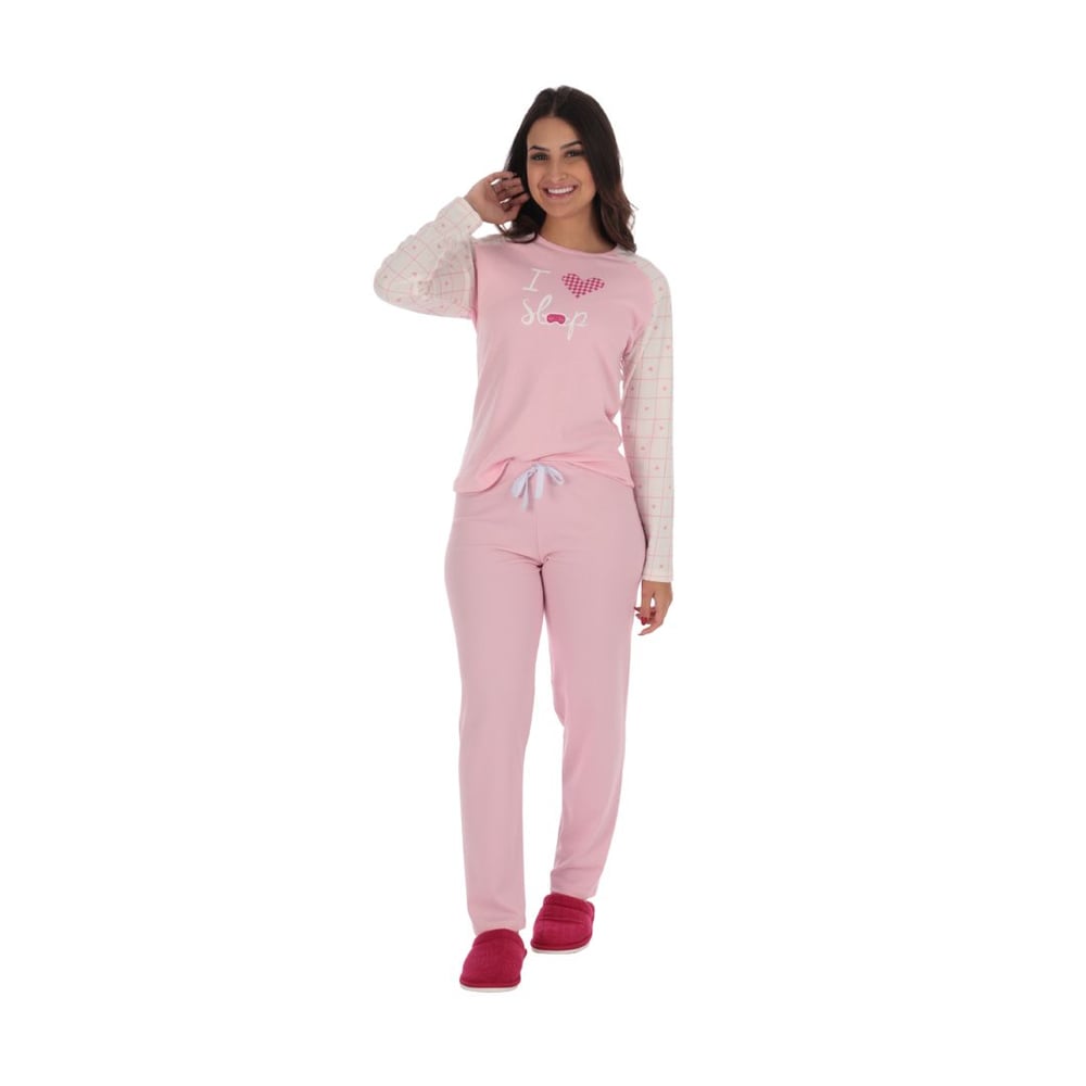 Pijama Tradicional Canelado Victory - Imagem 5