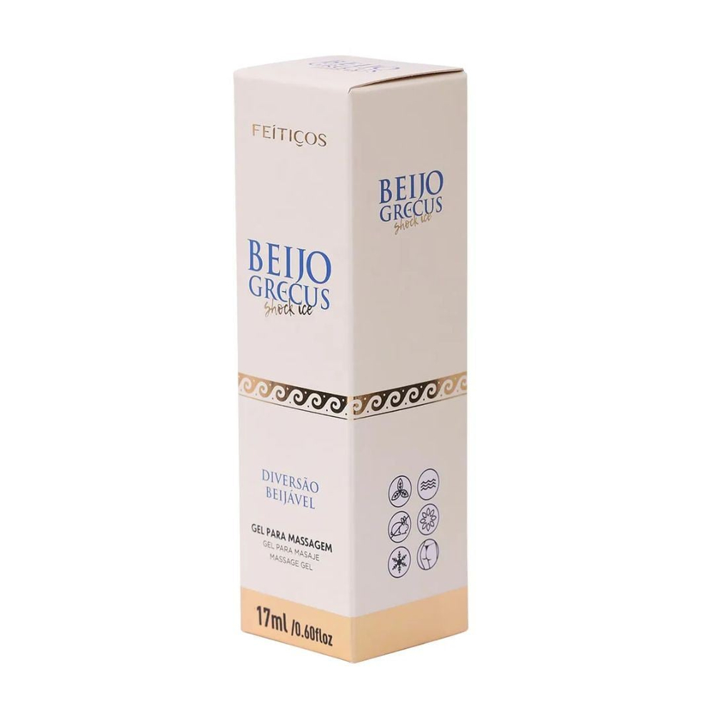 Beijo Grecus Shock Ice Gel Eletrizante 17Ml Feitiços - Imagem 4