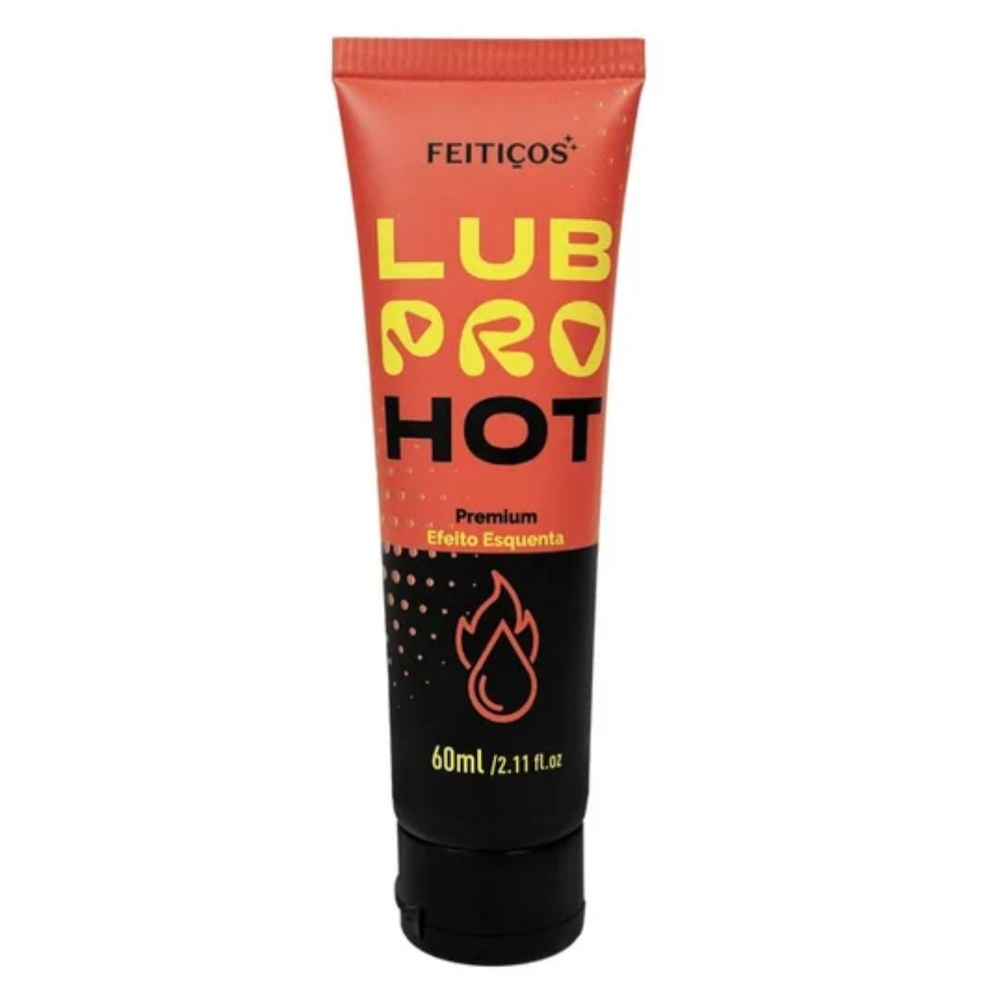 Lubpro Hot Premium Lubrificante Efeito Quente 60Ml Feitiços