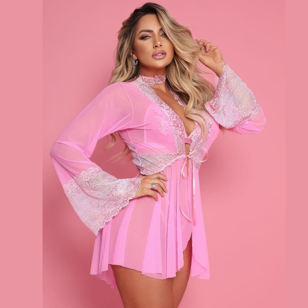 Robe Encanto Noturno Universo Feminino - Imagem 8