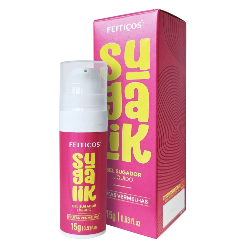 Sugalik Gel Sugador Líquido Beijável 15G Feitiços - Imagem 3