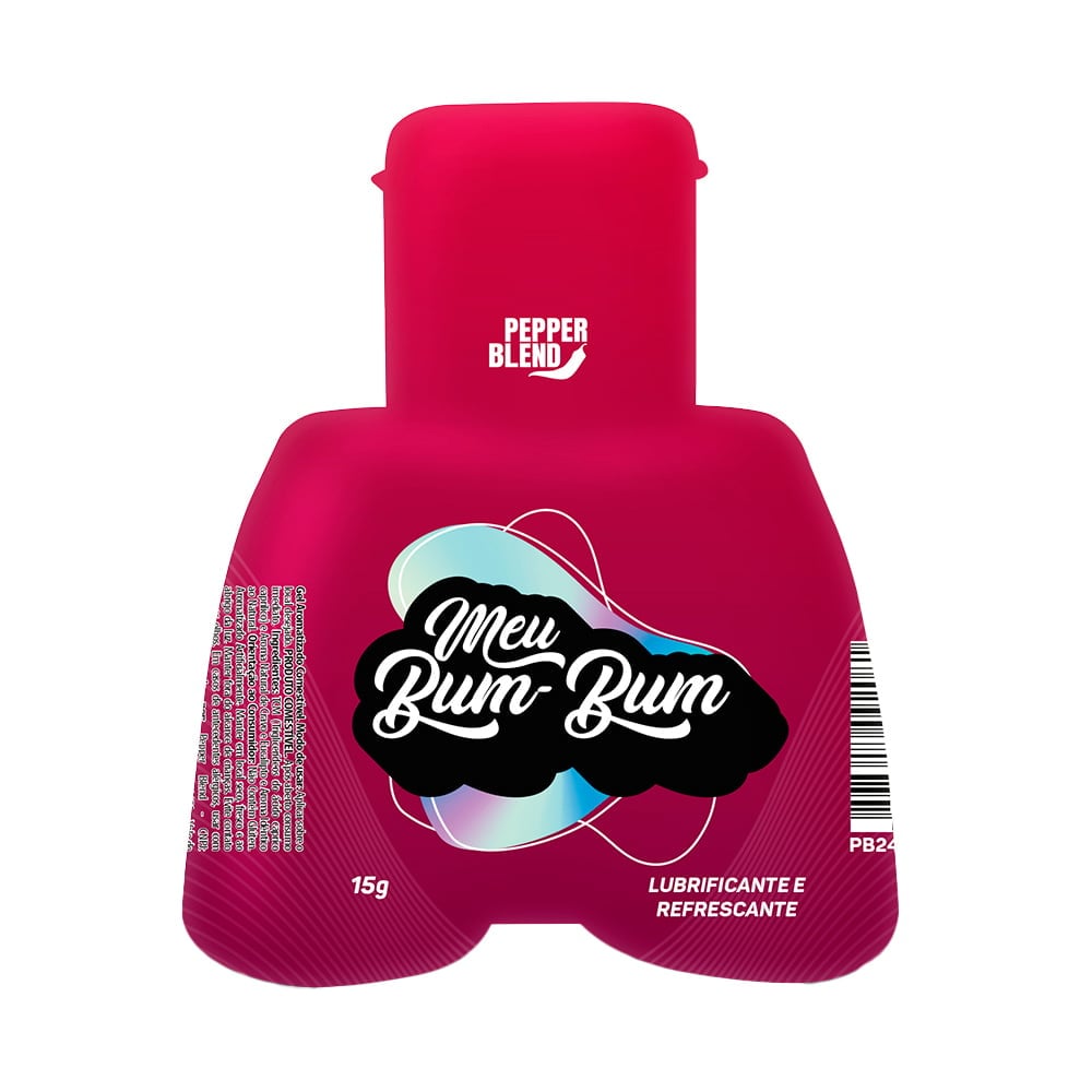 Lubrificante Anal Refrescante Meu Bumbum 15G Pepper Blend