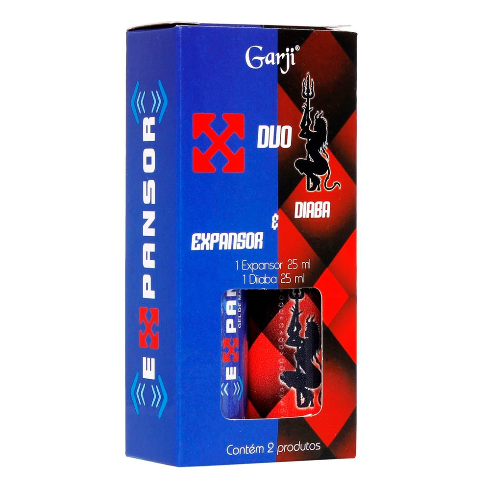 Duo Expansor E Diaba Gel Para Massagem 25Ml Garji - Imagem 3