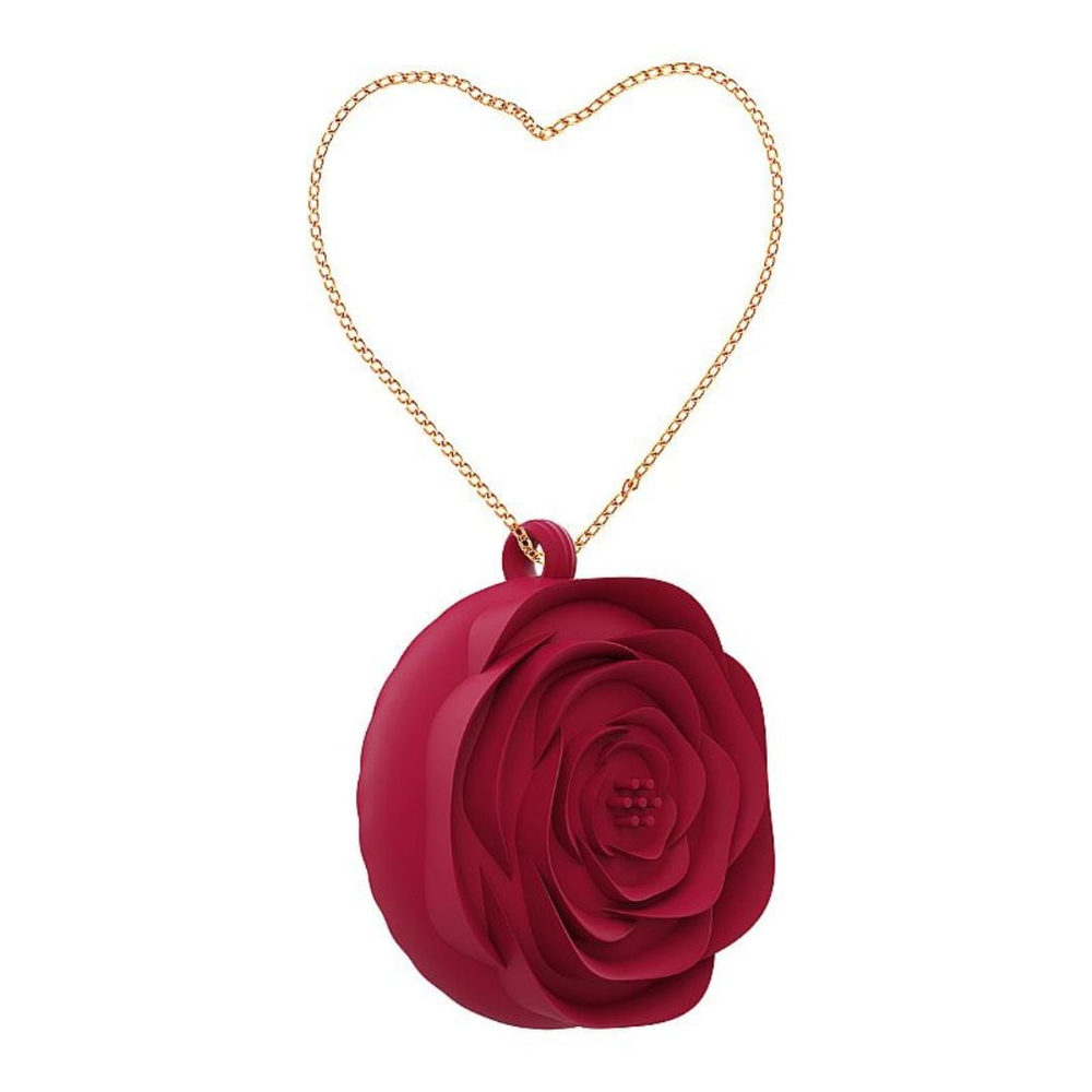 Vibrador Mirabelle Formato De Colar Com Pingente De Flor 10 Vibrações - Imagem 2