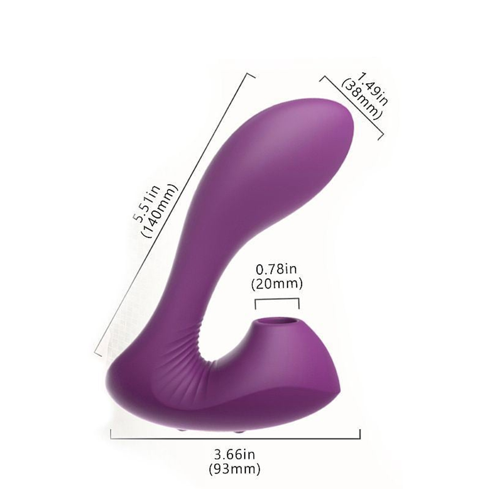 Massageador Ponto G E Clitoris Wistaria S Hande - Imagem 6