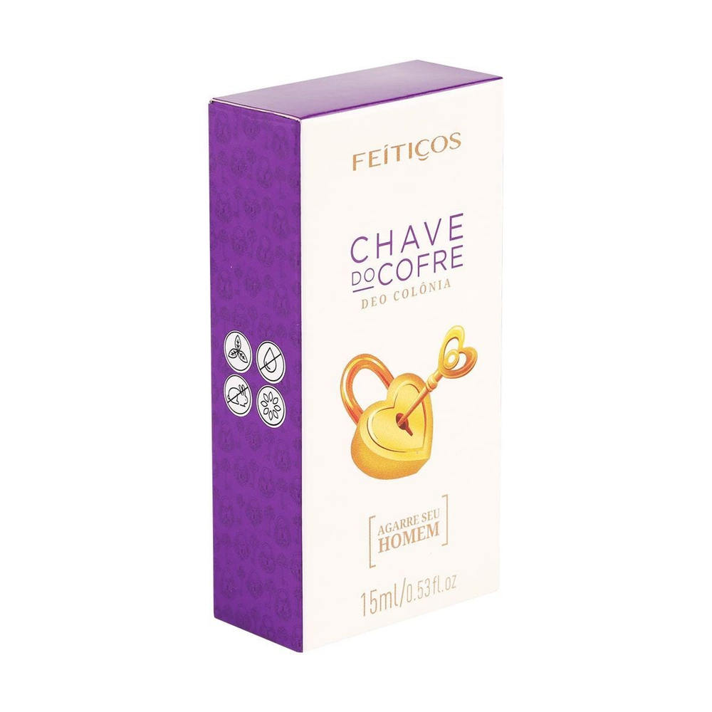Chave Do Cofre Deo Colônia Afrodisíaca Feminina 15Ml Feitiços - Imagem 4