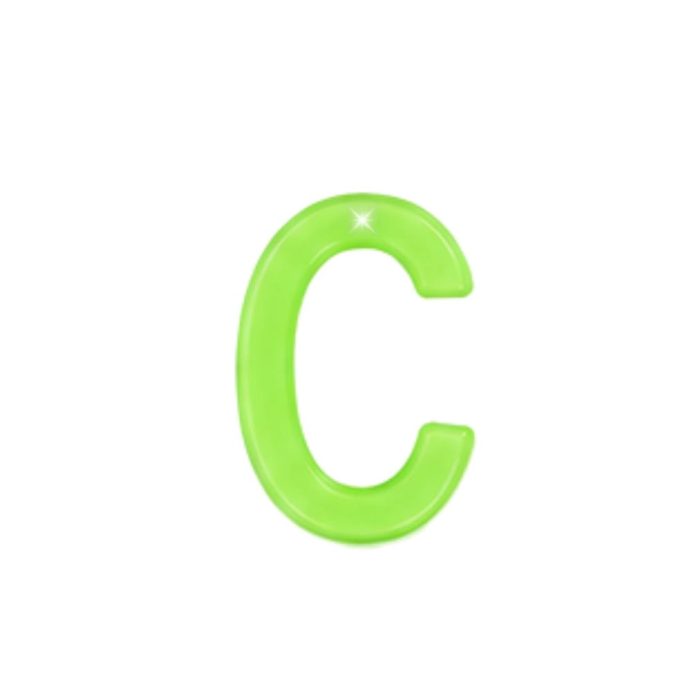 Letras Para Personalizar Fosforecente De Plástico Hard - Imagem 5
