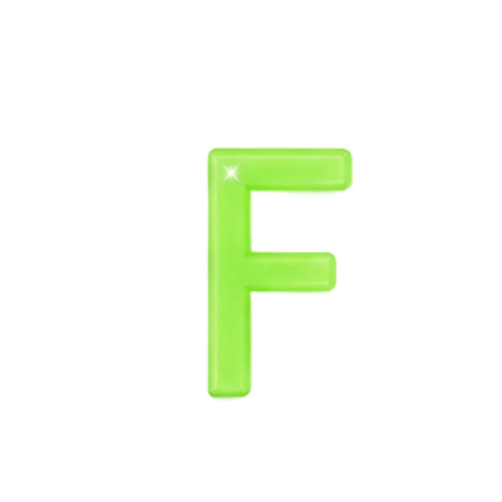 Letras Para Personalizar Fosforecente De Plástico Hard - Imagem 8