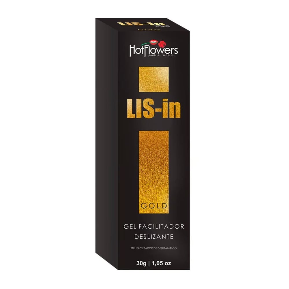 Lis-In Gold Gel Dessensibilizante Anal 30G Hot Flowers - Imagem 3