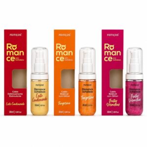 Romance Com Safadeza Calda Estimulante Beijável Com Brilho 30Ml Feitiços