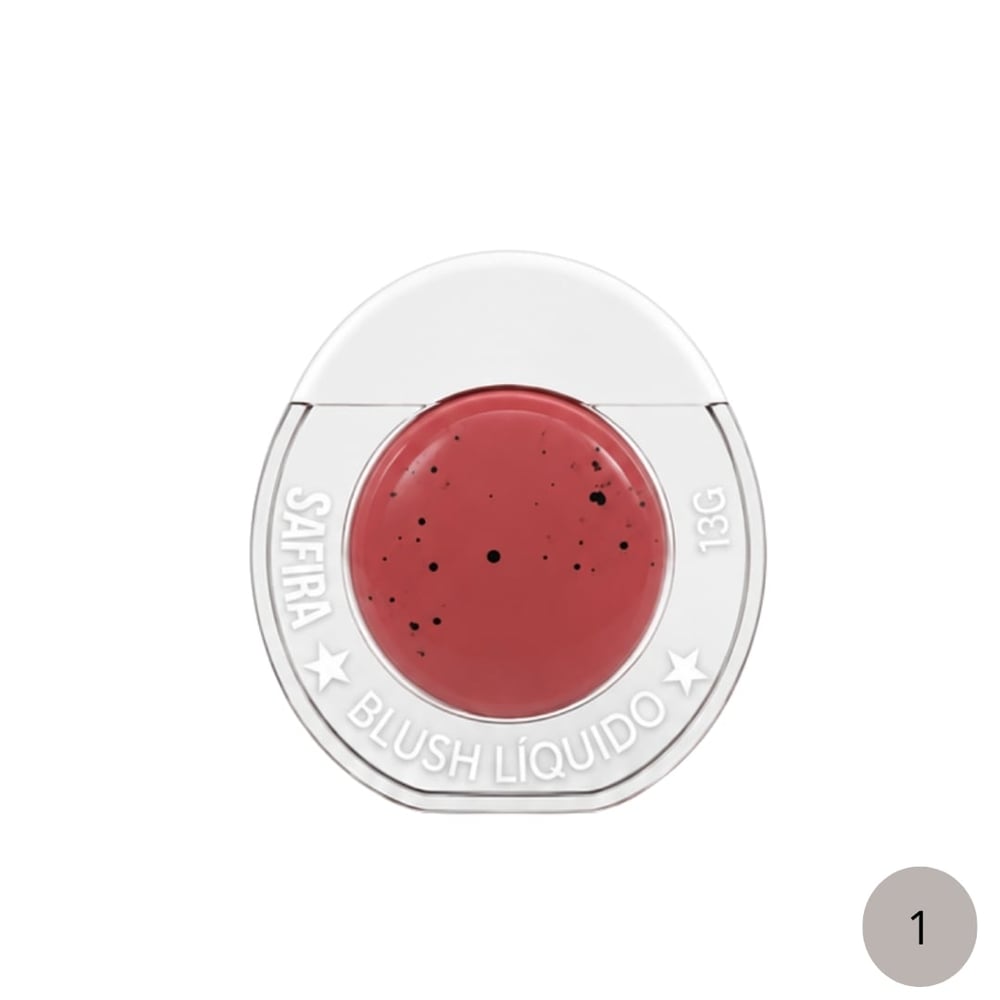 Blush Líquido 13G Safira Comésticos - Imagem 3