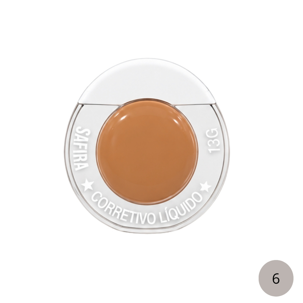Corretivo Líquido 13G Safira Cosmésticos - Imagem 7