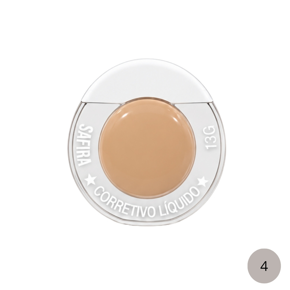 Corretivo Líquido 13G Safira Cosmésticos - Imagem 5