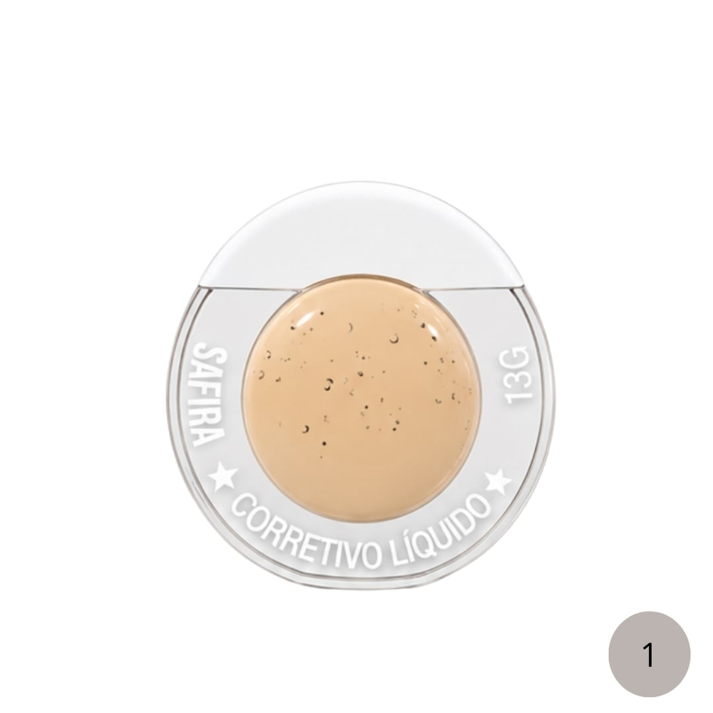Corretivo Líquido 13G Safira Cosmésticos - Imagem 2