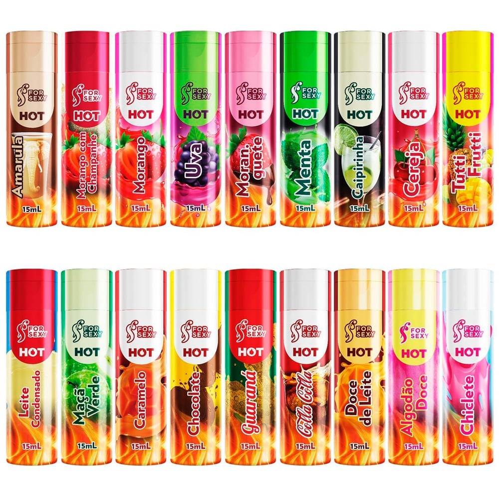 Gel Lubs Hot Comestível 15Ml Forsexy
