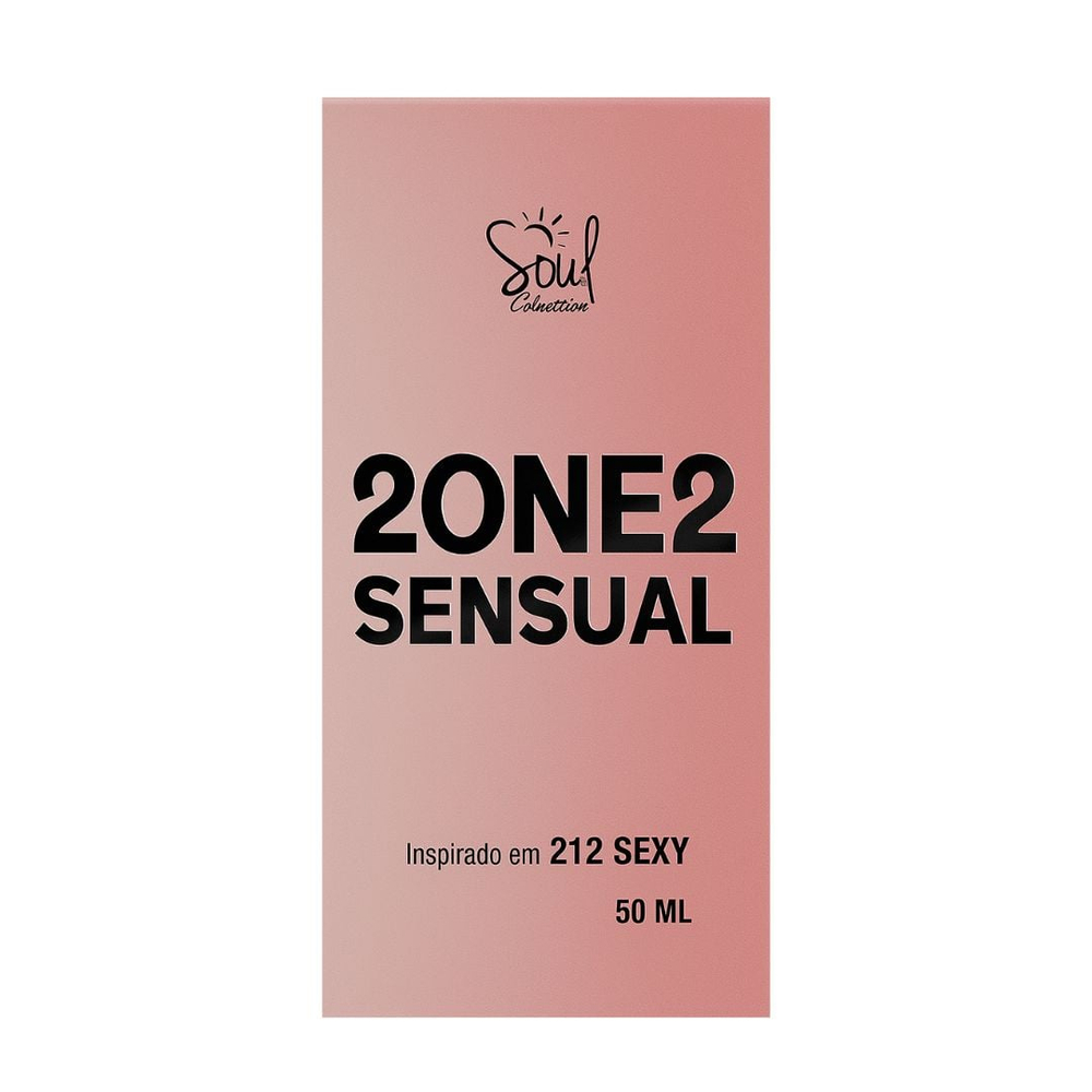 2 One 2 Sensual Feminina Colônia 50Ml Soul Cosméticos - Imagem 3