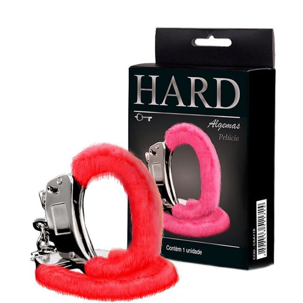 Algema De Metal Com Pelucia Hard - Imagem 2