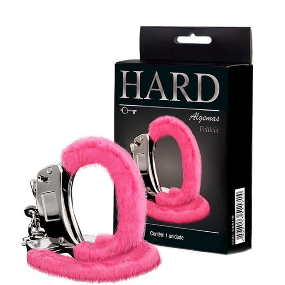 Algema De Metal Com Pelucia Hard - Imagem 3