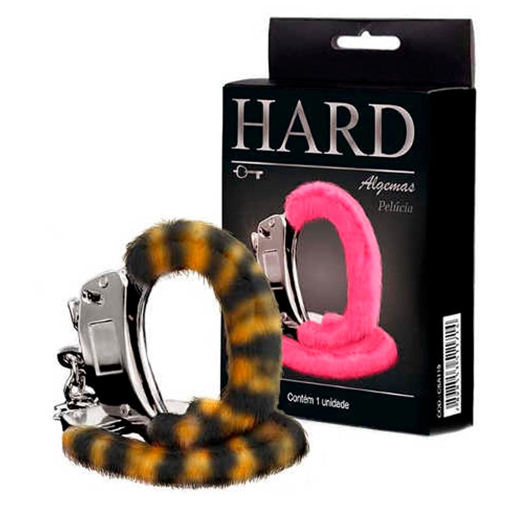 Algema De Metal Com Pelucia Hard - Imagem 5