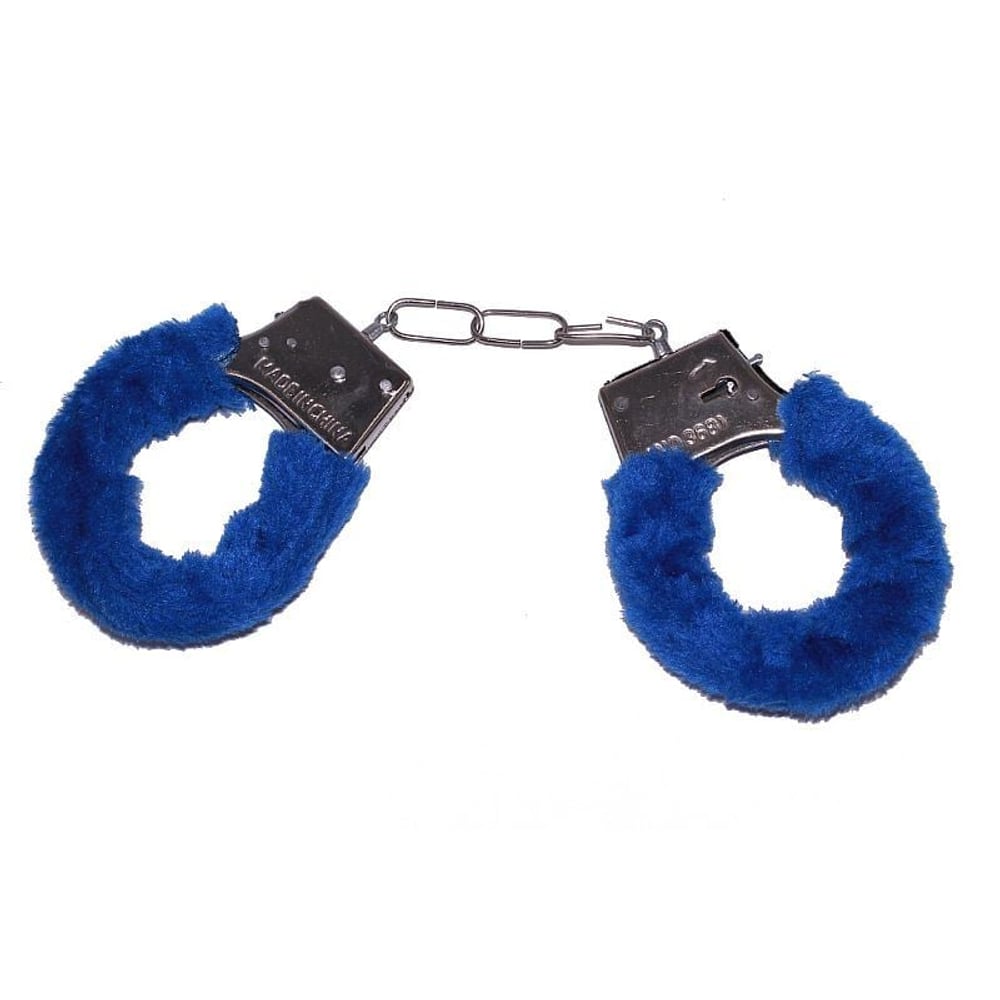 Algema De Metal Em Pelúcia Cuffs - Imagem 9