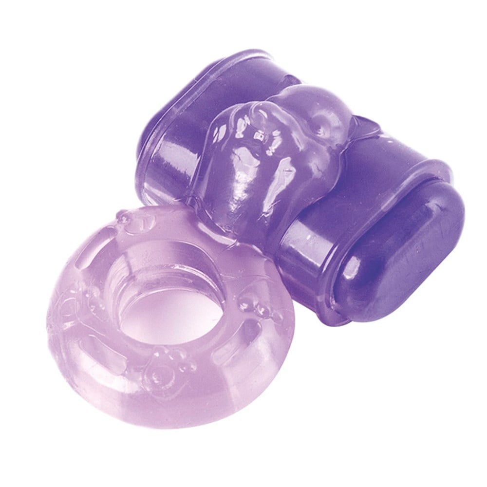 Anel Peniano Rabbit Em Silicone Flexível Com Vibração Vibe Toys - Imagem 8