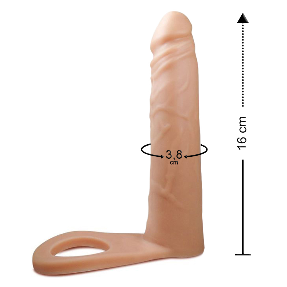 Anel Companheiro 16 X 3,8Cm Linha Pura Luxúria Sexy Fantasy - Imagem 2