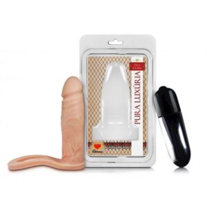Anel Companheiro Com Cápsula Vibratória 10,4 X 2,8Cm Linha Pura Luxúria Sexy Fantasy