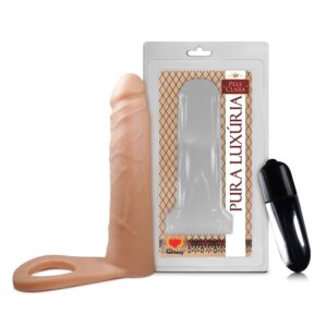 Anel Companheiro Com Cápsula Vibratória 16X3,8Cm Linha Pura Luxúria Sexy Fantasy