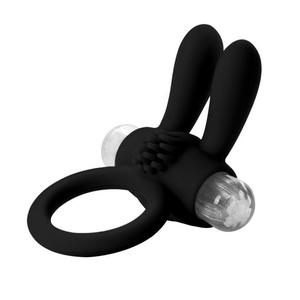 Anel Peniano Rabbit Com Cerdas Massageadoras E Vibração Vibe Toys - Imagem 3