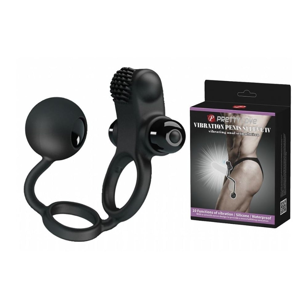 Anel Peniano Vibrador Bichinho Transparente Vibe Toys - Imagem 3