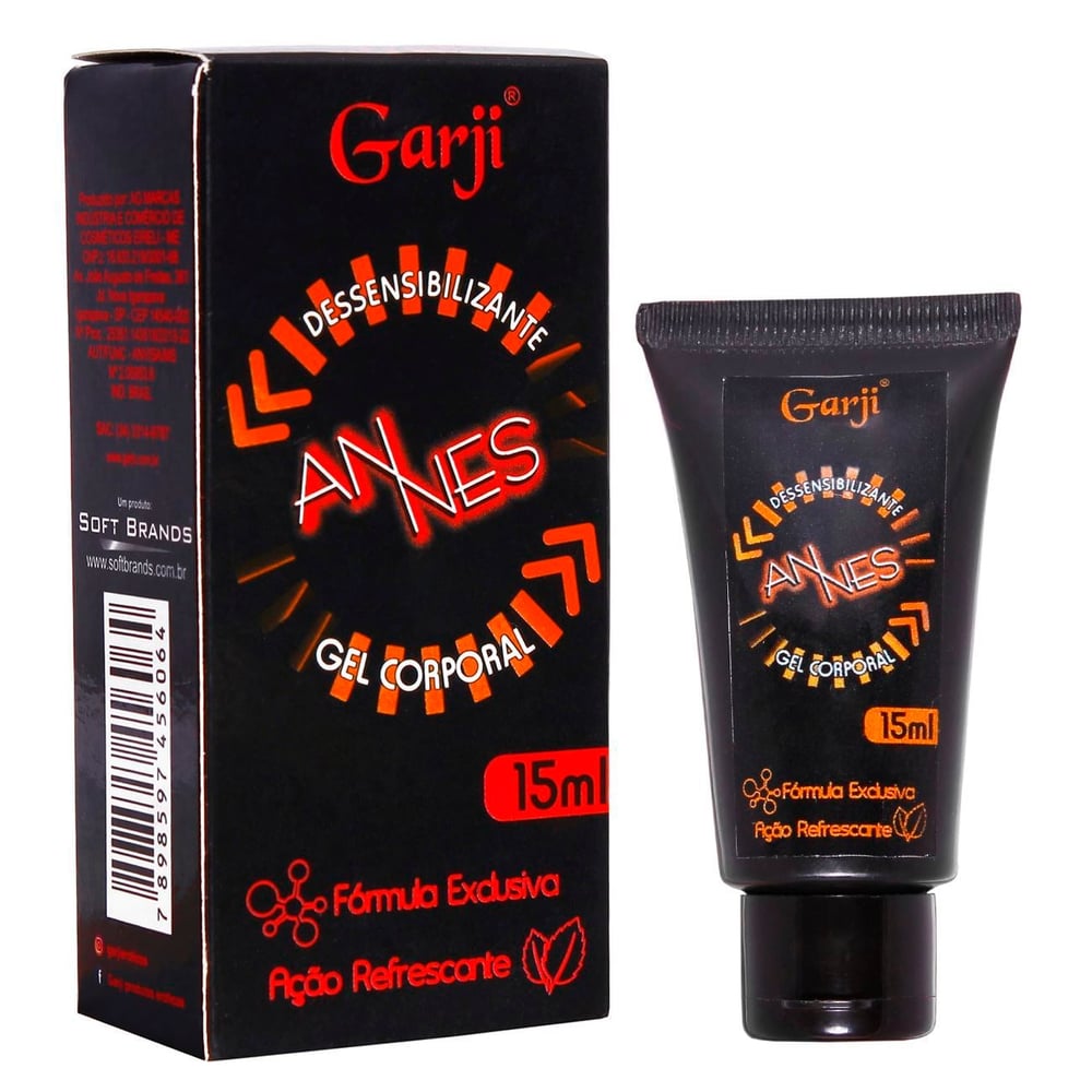 Plug Anal Com Gel 7 Em 1 Dessensibilizante 15Ml Garji - Imagem 2