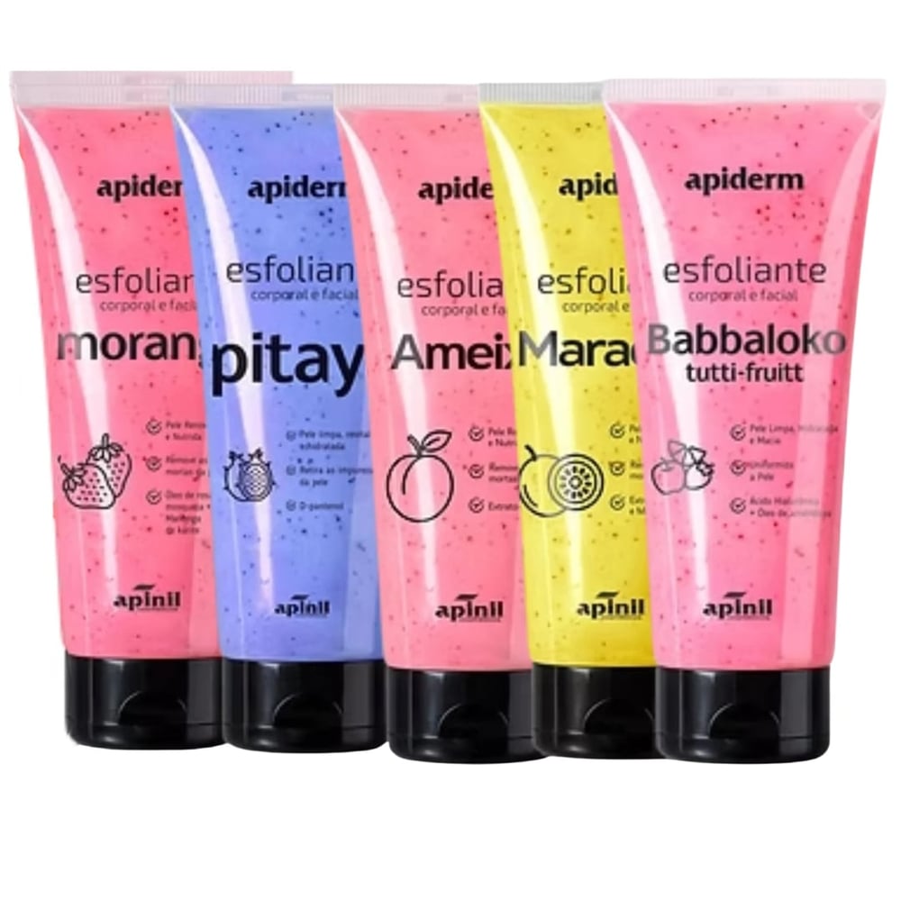 Apiderm Esfoliante Corporal E Facial 190G Apinil Cosméticos
