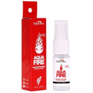 Aqua Fire Lubrificante A Prova D'água 12Ml Hot Flowers