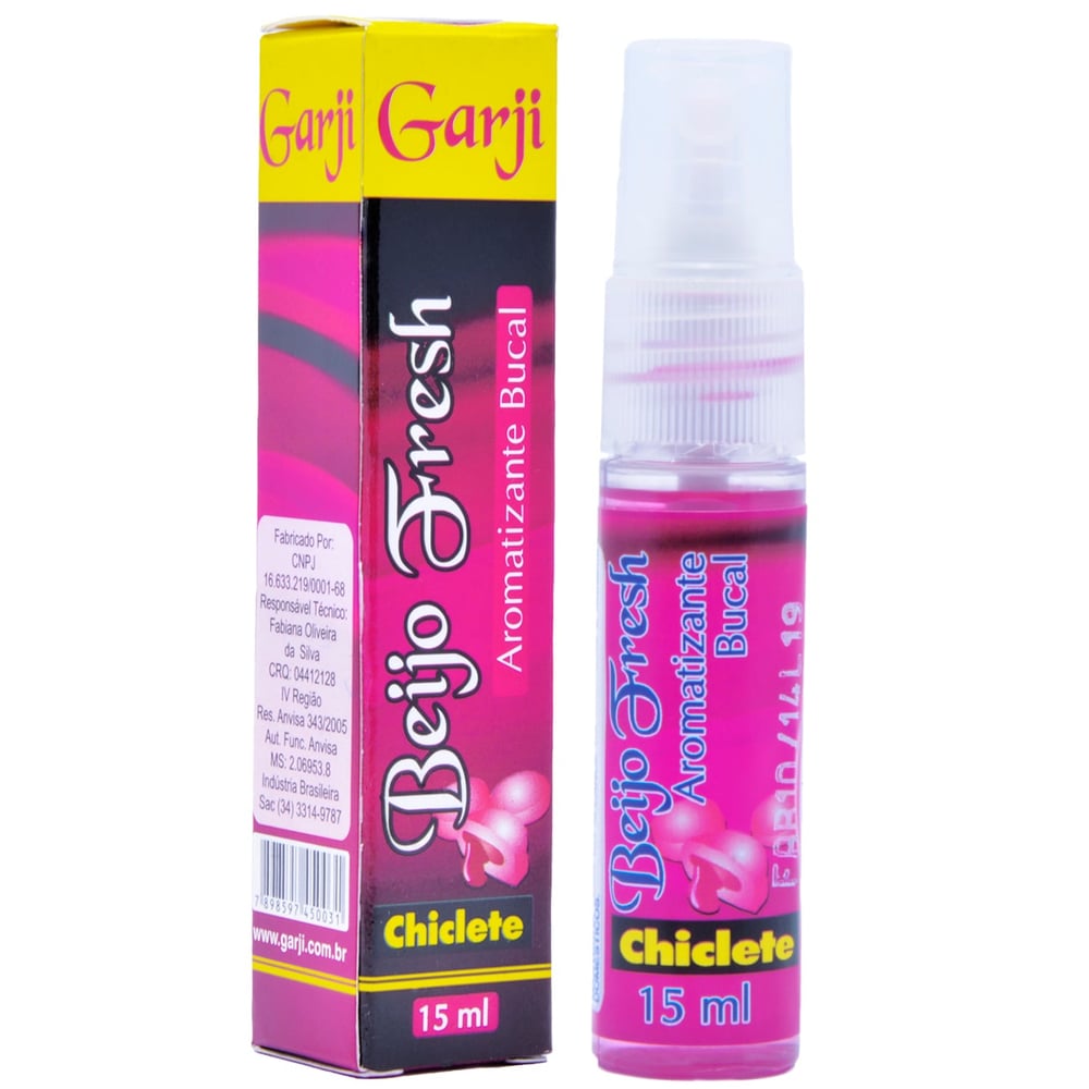 Aromatizante Bucal Fresh 15Ml Garji - Imagem 4