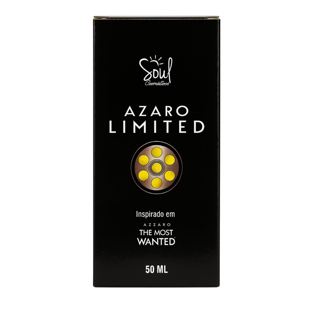 Azaro Limited Colônia Masculina 50Ml Soul Cosméticos - Imagem 3
