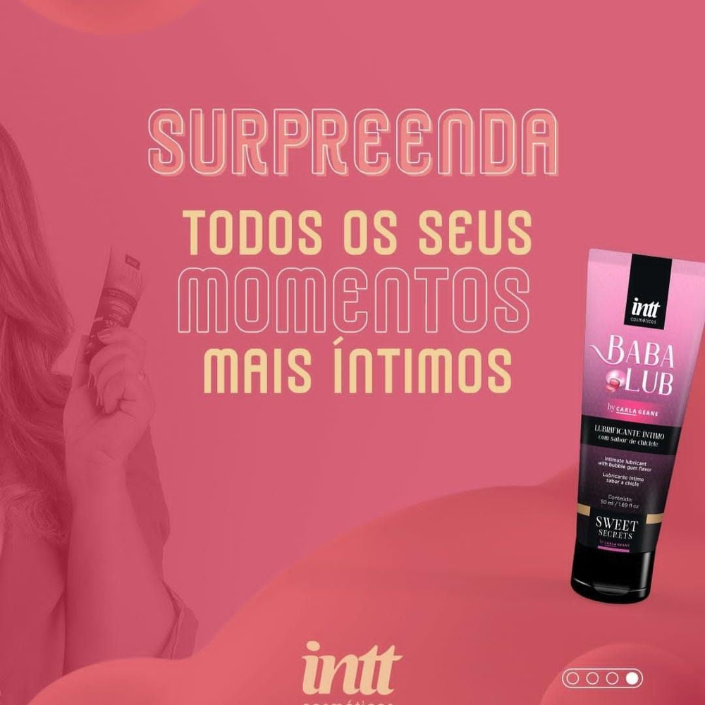 Baba Lub Lubrificante Íntimo By Carla Geane 50Ml Intt - Imagem 2