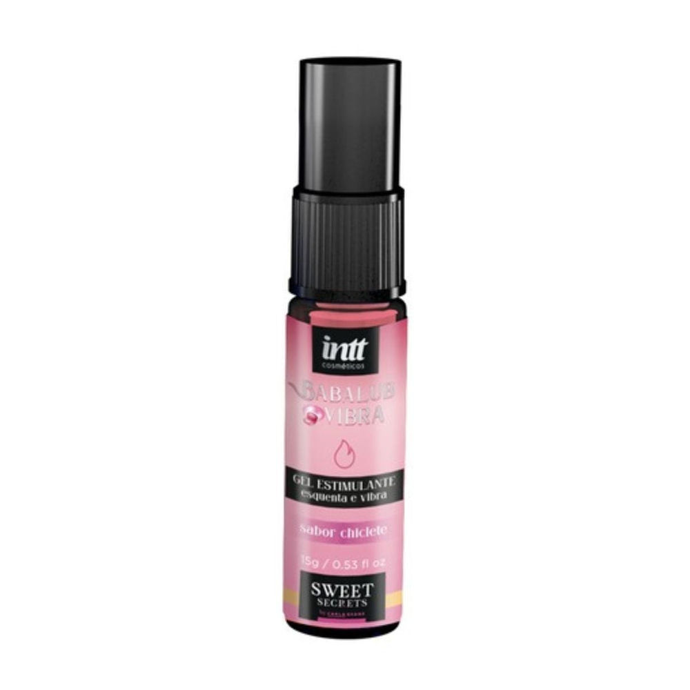 Babalub Gel Estimulante Esquenta E Vibra Linha Sweet Secrets By Carla Geane 15G Intt - Imagem 2