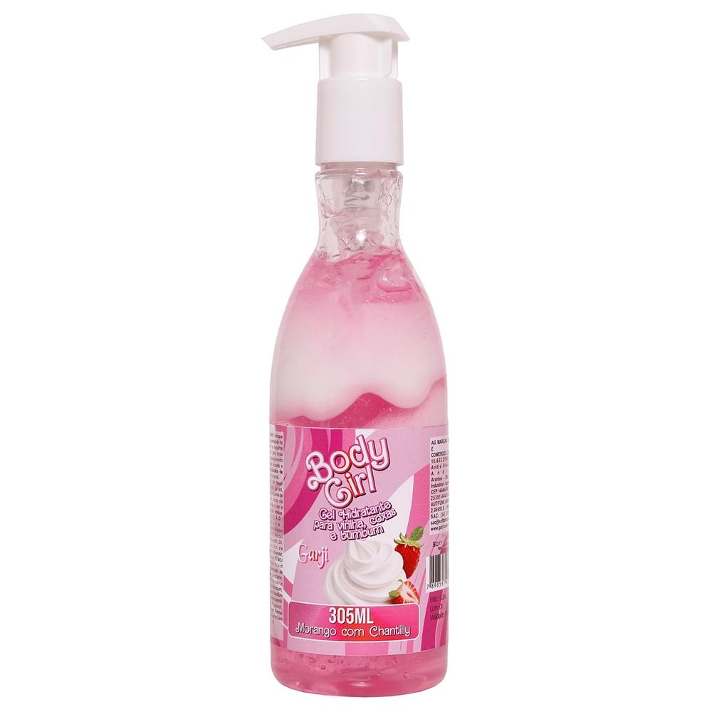 Body Girl Gel Hidratante Para Virilha E Bumbum Beijável 305Ml Garji - Imagem 2