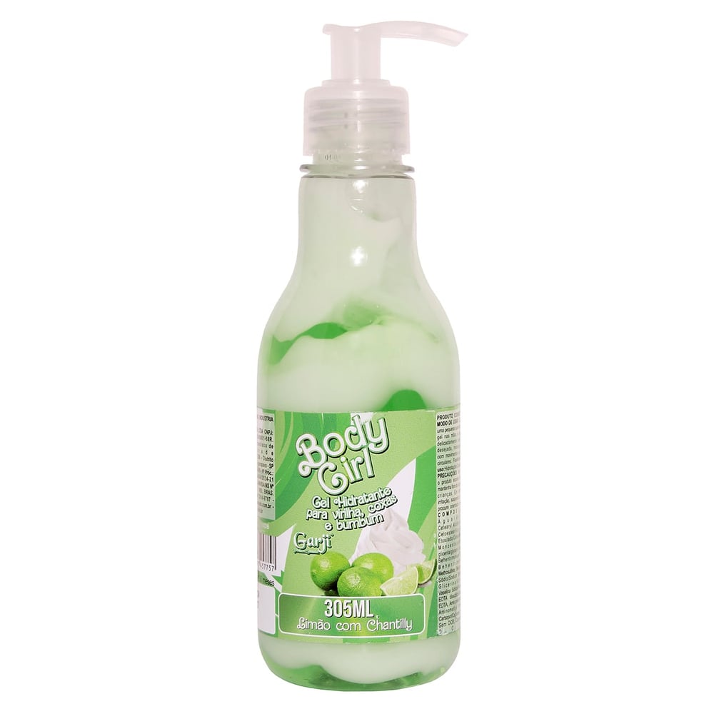Body Girl Gel Hidratante Para Virilha E Bumbum Beijável 305Ml Garji - Imagem 4