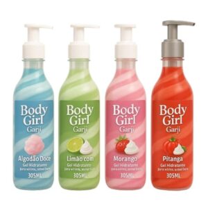 Body Girl Gel Hidratante Para Virilha E Bumbum Beijável 305Ml Garji