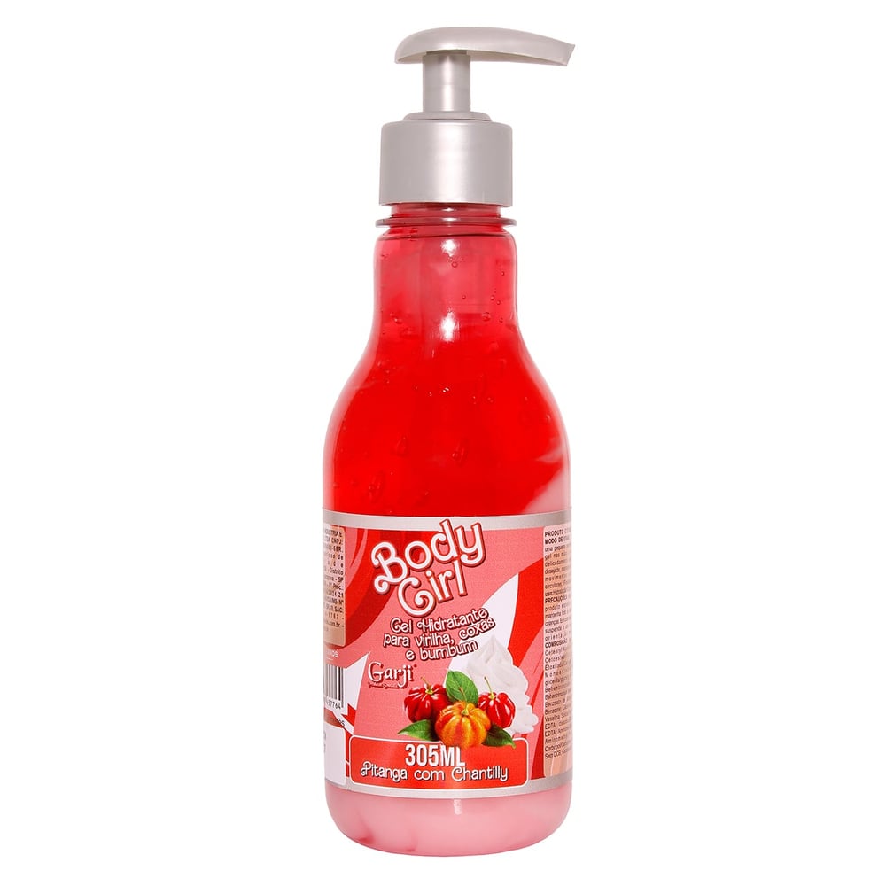 Body Girl Gel Hidratante Para Virilha E Bumbum Beijável 305Ml Garji - Imagem 5
