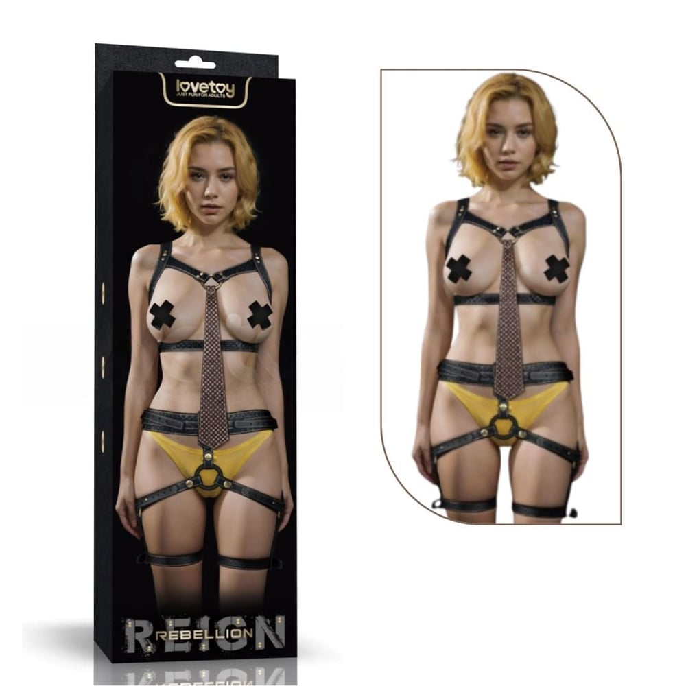 Harness Vinil Domme-X Dominatrix - Imagem 10