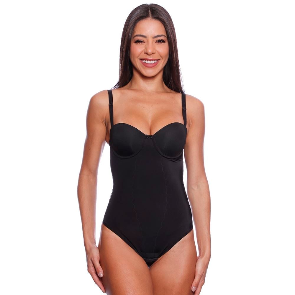 Body Modelador Com Bojo E Renda Conforto E Sustentação Feminina Vi Lingerie - Imagem 10
