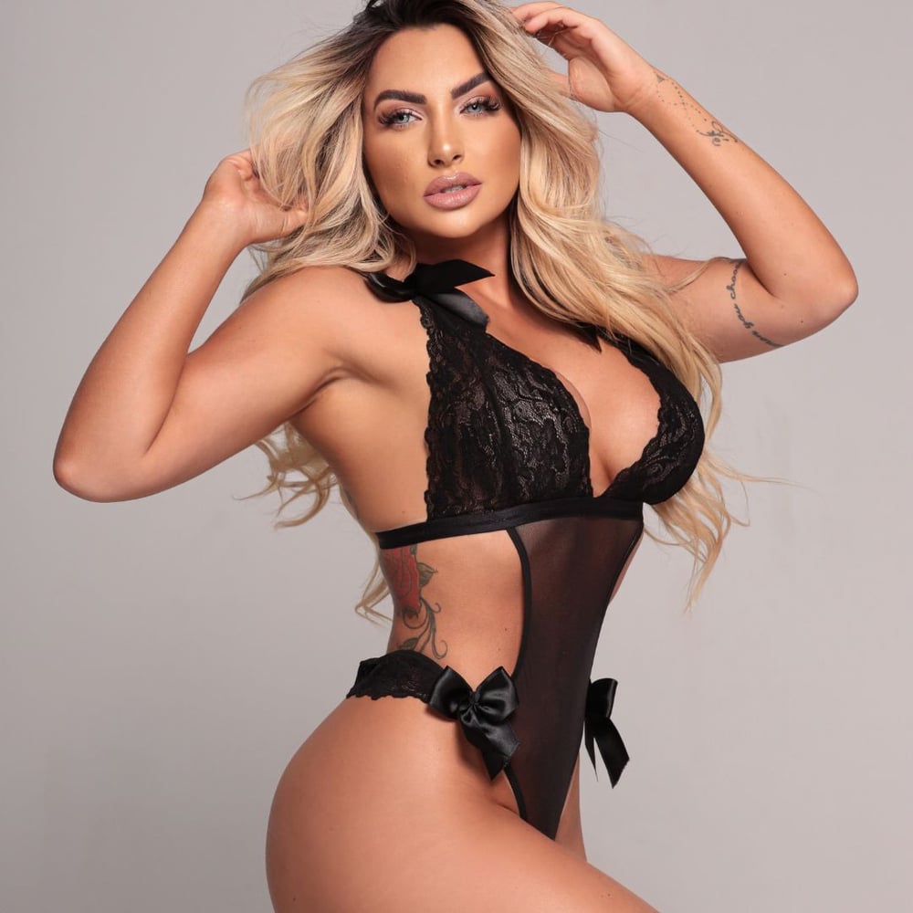 Body Cavado Espanhola Em Renda Coleção Safadinhas Tallyta - Imagem 10