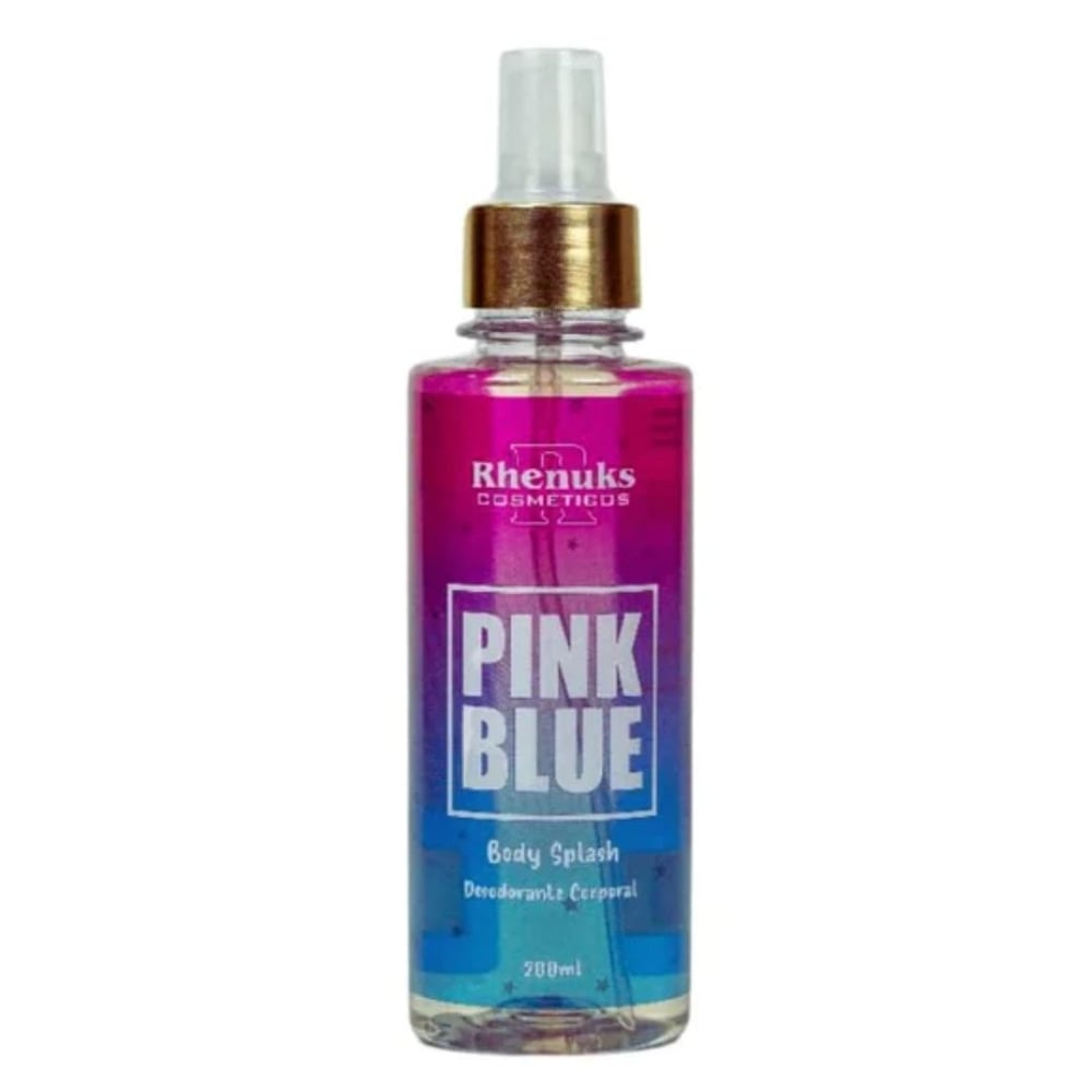 Body Splash Pink Blue Desodorante Corporal 200Ml Rhenuks