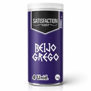 Bolinha Beijo Grego 04 Unidades Satisfaction Caps
