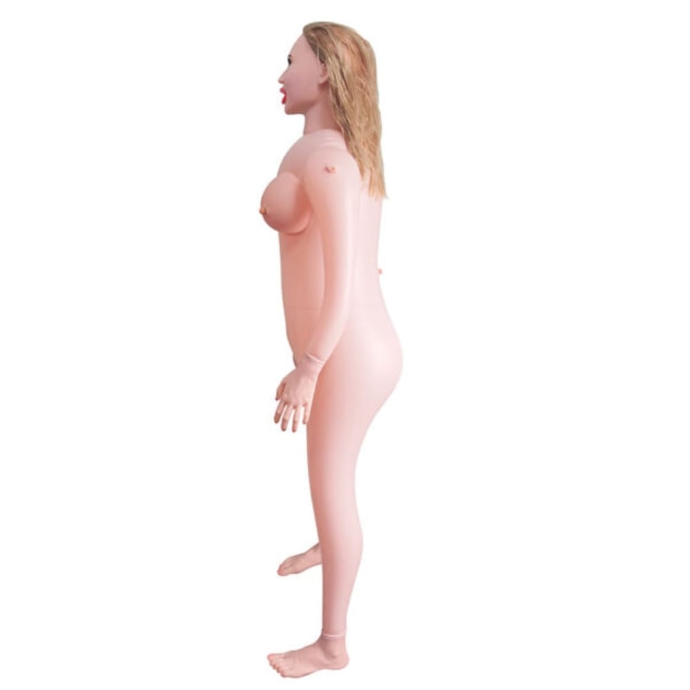 Boneca Inflável Geisy Com Seios Fartos E Vibração Vibe Toys - Imagem 3