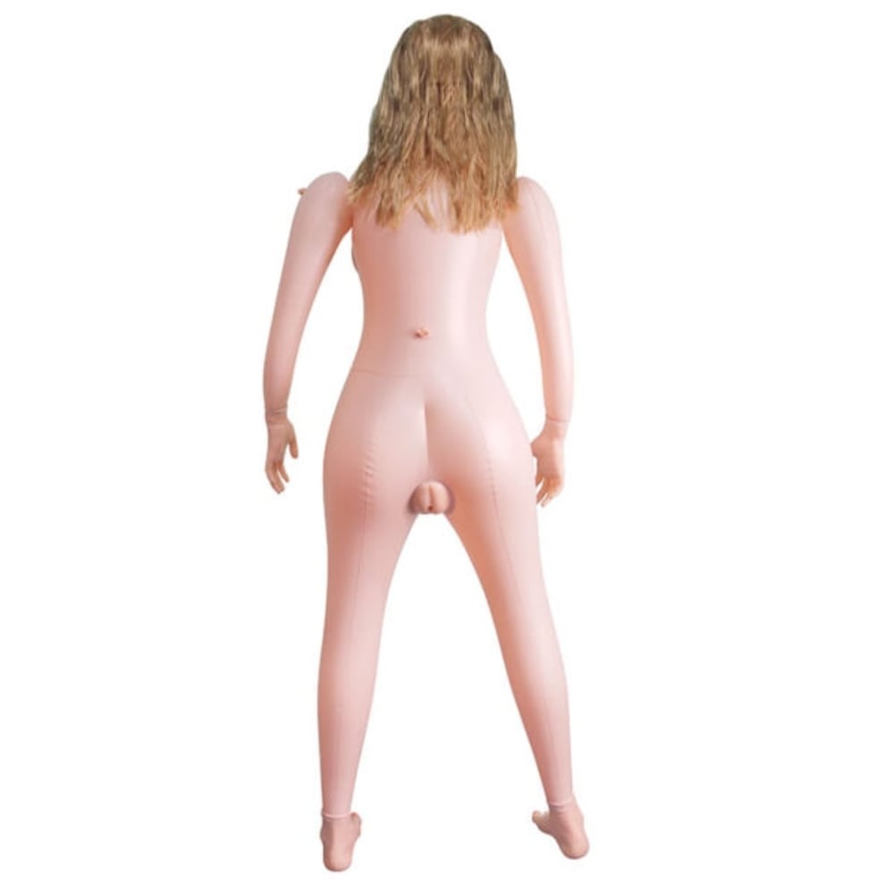Boneca Inflável Geisy Com Seios Fartos E Vibração Vibe Toys - Imagem 4