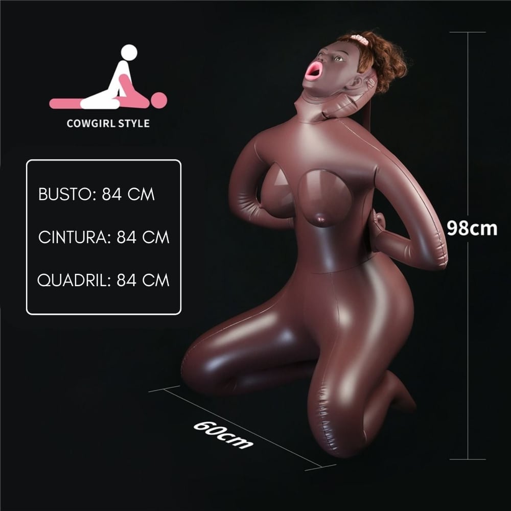 Boneca Inflável Realista Yael Cowgirl Lovetoy - Imagem 3