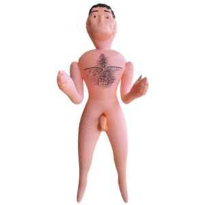 Boneco Inflável Com Pênis Realístico Em Cyberskin E Ânus Penetrável